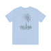 Printify T-Shirt Vacation Vibes: Unisex Island State of Mind Palm Tree Graphic Tee Great Gift Idea