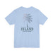 Printify T-Shirt Vacation Vibes: Unisex Island State of Mind Palm Tree Graphic Tee Great Gift Idea