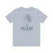 Printify T-Shirt Vacation Vibes: Unisex Island State of Mind Palm Tree Graphic Tee Great Gift Idea