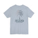 Printify T-Shirt Vacation Vibes: Unisex Island State of Mind Palm Tree Graphic Tee Great Gift Idea