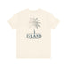 Printify T-Shirt Vacation Vibes: Unisex Island State of Mind Palm Tree Graphic Tee Great Gift Idea