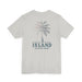 Printify T-Shirt Vacation Vibes: Unisex Island State of Mind Palm Tree Graphic Tee Great Gift Idea