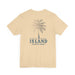 Printify T-Shirt Vacation Vibes: Unisex Island State of Mind Palm Tree Graphic Tee Great Gift Idea