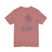 Printify T-Shirt Vacation Vibes: Unisex Island State of Mind Palm Tree Graphic Tee Great Gift Idea