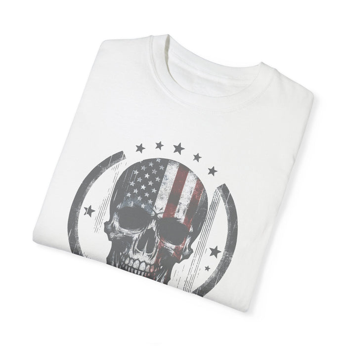 Printify T-Shirt Valor Skull T-Shirt  Unleash Your Inner Warrior with Bold Style