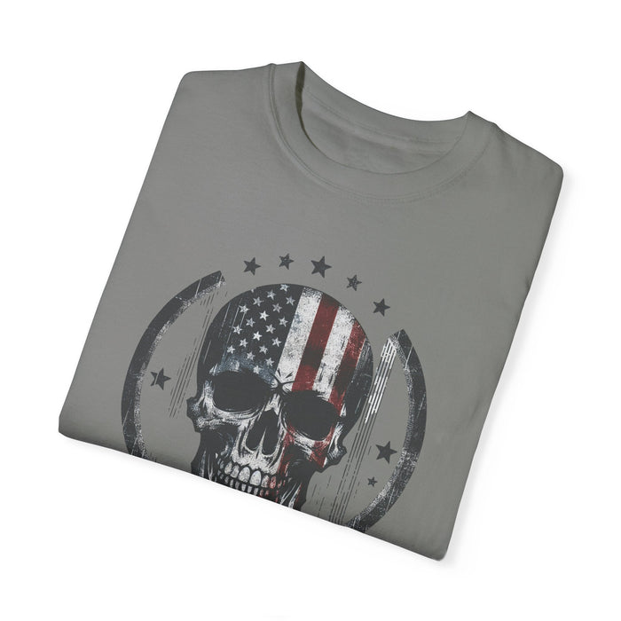 Printify T-Shirt Valor Skull T-Shirt  Unleash Your Inner Warrior with Bold Style