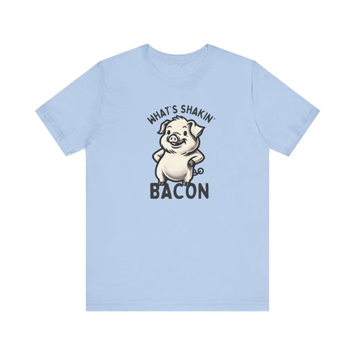 Printify T-Shirt What's Shakin' Bacon? Dive into Fun with Our Classic Tee! Bacon Lovers!