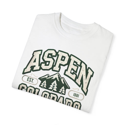 Printify T-Shirt White / L Aspen Colorado Graphic T-Shirt | Mountain Adventure Casual Tee