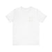 Printify T-Shirt White / S Classic Unisex Jersey Tee with Cross on the Chest: Comfortable & Stylish Tshirt