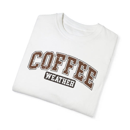 Printify T-Shirt White / S Coffee Weather Winter Inspired Graphic T-Shirt