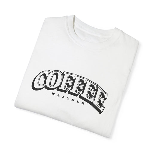 Printify T-Shirt White / S Coffee Weather Winter-Inspired Graphic Tee Shirt