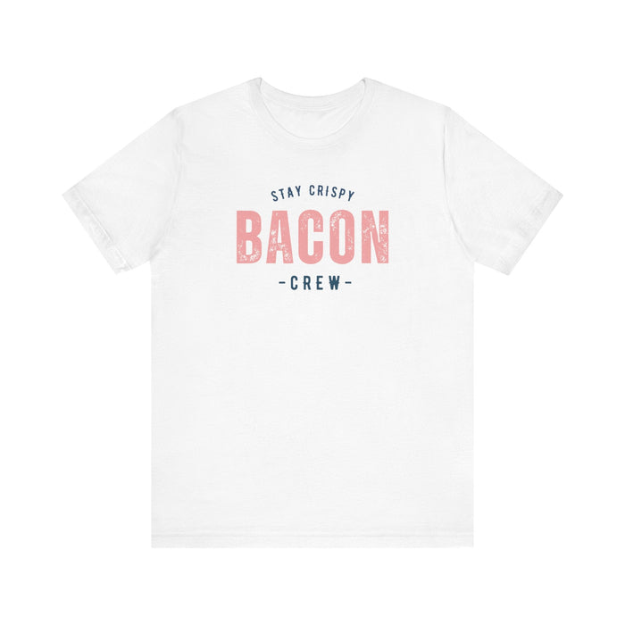 Printify T-Shirt White / S Join The Bacon Crew! Dive into Fun with Our Classic Tee! Bacon Lovers!