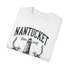 Printify T-Shirt White / S Nantucket Massachusetts Graphic T-Shirt  Coastal-Inspired Casual Tee