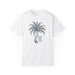 Printify T-Shirt White / S Ocean Breeze & Palm Trees: Customize Your Comfort with Our Cozy Cotton Tee Great Gift Tshirt