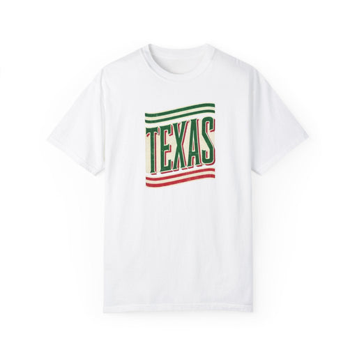 Printify T-Shirt White / S Texas Graphic Comfort Colors Unisex Garment-Dyed T-Shirt | Soft & Relaxed Fit