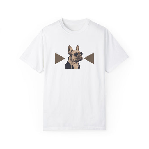 Printify T-Shirt White / S The Charm of the French Bulldog Comfort Colors 1717 T-Shirt Dog Lovers Great Gift Idea Trendy Tees Short Sleeve Graphic Tshirt