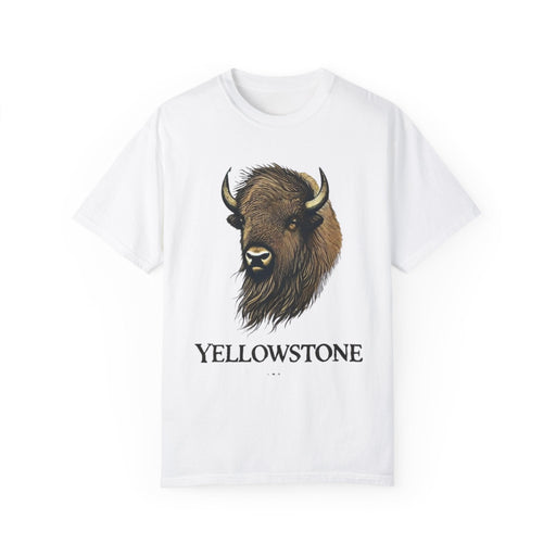 Printify T-Shirt White / S Yellowstone National Park Wildlife Nature Camping Shirt | Comfort Colors Unisex T-Shirt