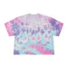 Printify T-Shirt Women's Tie-Dye Crop Tee