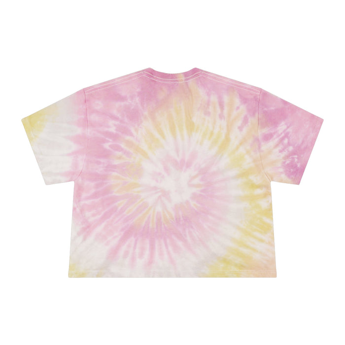 Printify T-Shirt Women's Tie-Dye Crop Tee