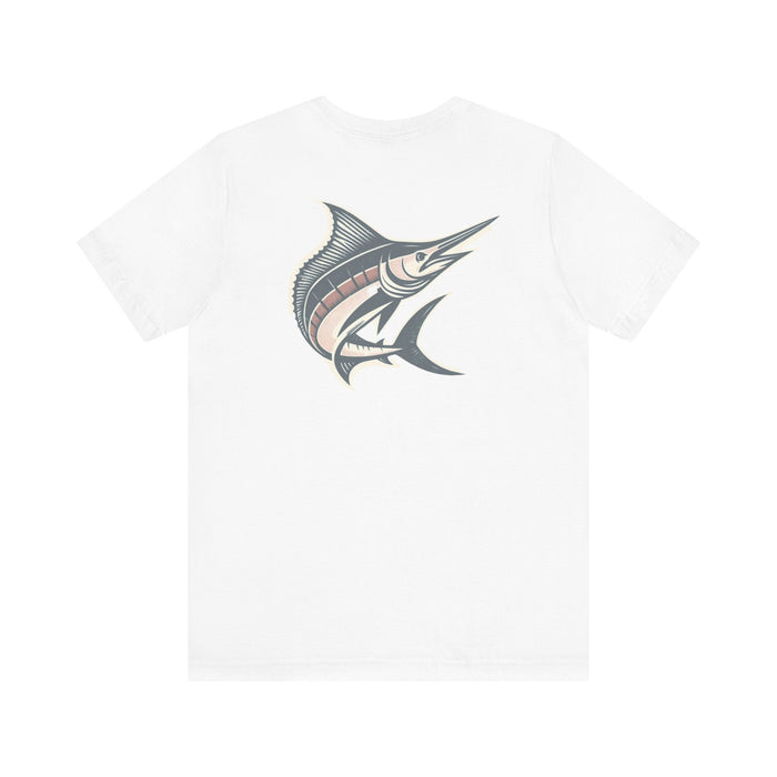 Printify T-Shirt Wrath of the Marlin: Legend of the Sea Unisex Tee - Cotton Tshirt Fishing Shirt, Nature Lovers, Great Gift Idea, Mom Gift, Girlfriend Gift