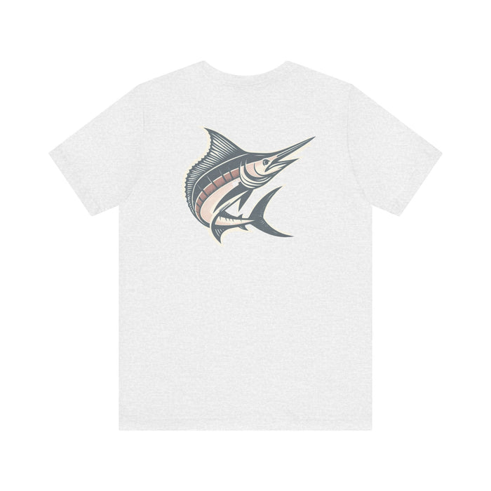 Printify T-Shirt Wrath of the Marlin: Legend of the Sea Unisex Tee - Cotton Tshirt Fishing Shirt, Nature Lovers, Great Gift Idea, Mom Gift, Girlfriend Gift