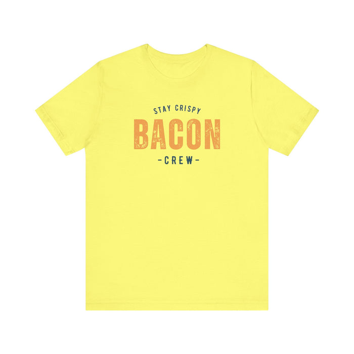 Printify T-Shirt Yellow / S Join The Bacon Crew! Dive into Fun with Our Classic Tee! Bacon Lovers!