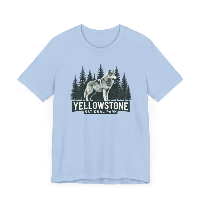 Printify T-Shirt Yellowstone National Park Unisex Jersey Short Sleeve Tee Camping Tshirt Hiking Explore