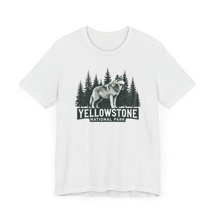 Printify T-Shirt Yellowstone National Park Unisex Jersey Short Sleeve Tee Camping Tshirt Hiking Explore