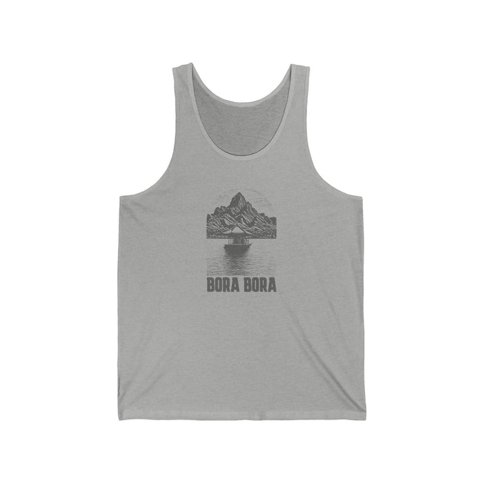 Printify Tank Top XS / Athletic Heather Bora Bora Tank Top Comfortable Casual Travel & Outdoor Adventure Sleeveless Tee