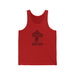 Printify Tank Top XS / Red Bora Bora Tank Top Comfortable Casual Travel & Outdoor Adventure Sleeveless Tee