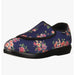 Propet 8 / Blue Floral Pattern / Fabrc "Propet Women's Cush N Foot Walking Sneakers - Navy Blossom, Size 8"