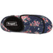 Propet 8 / Blue Floral Pattern / Fabrc "Propet Women's Cush N Foot Walking Sneakers - Navy Blossom, Size 8"