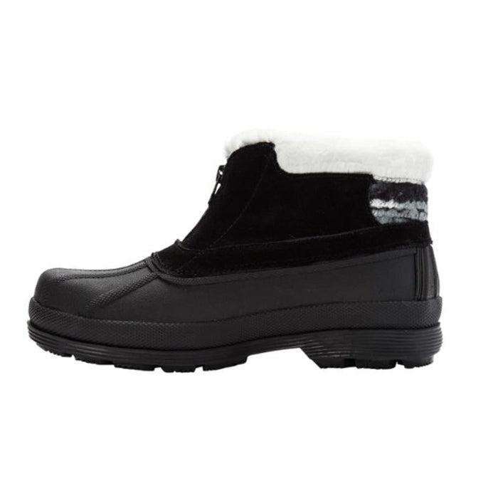 Propet Propet Women's Lumi Ankle Zip Snow Boot, Black/White, Size 6.5 XX-Wide US