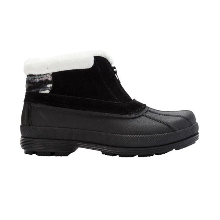 Propet Propet Women's Lumi Ankle Zip Snow Boot, Black/White, Size 6.5 XX-Wide US