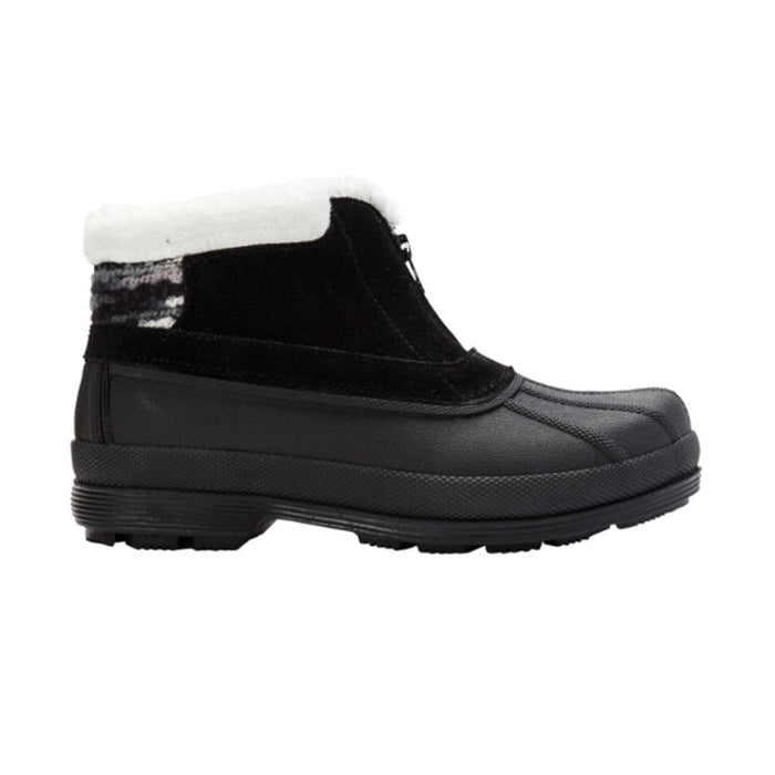 Propet Propet Women's Lumi Ankle Zip Snow Boot, Black/White, Size 8.5 US