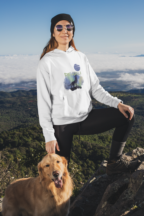 Denali Wolf Hoodie  Cozy Wildlife-Inspired Adventure Sweatshirt