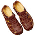 Qiucdzi 14 / Brown / Leather "Qiucdzi Men's Breathable Sport Sandals, US Size 14"