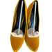 Qupid 6.5 / mustard Qupid Marquise06 Velvet Platform Stiletto Pumps High Heel SZ 6.5 Brown Mustard