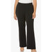 Rafaella 14 / Black Rafaella Plus Size Soft Crepe Dress Pants * Modern Fit Elegance in Size 14 w3010