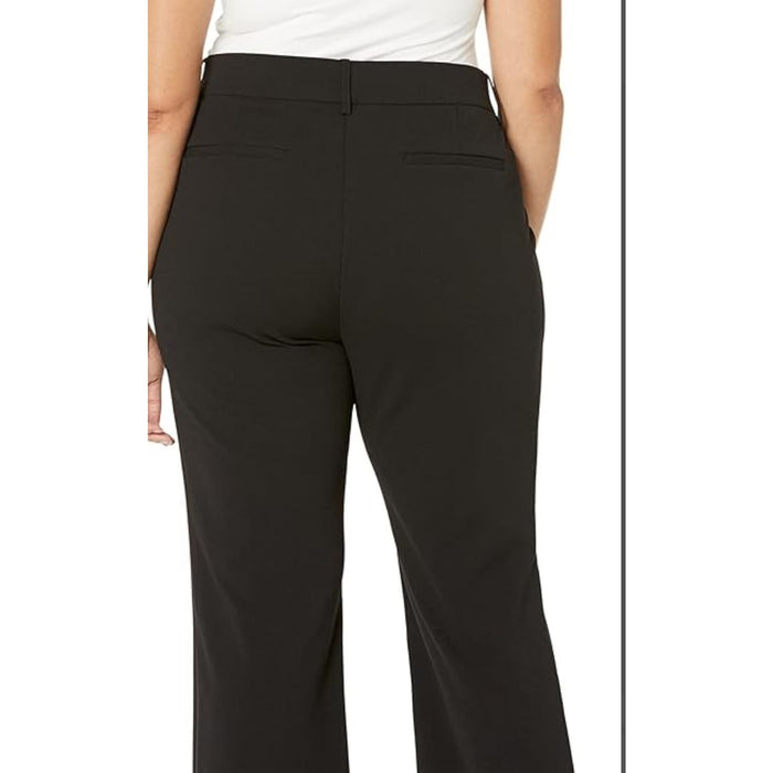 Rafaella 14 / Black Rafaella Plus Size Soft Crepe Dress Pants * Modern Fit Elegance in Size 14 w3010