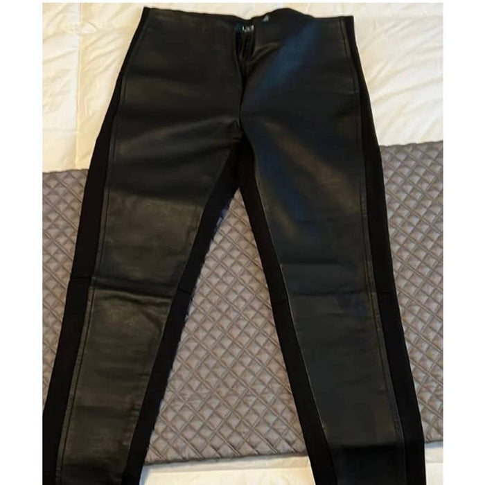 Ralph Lauren Lauren Jean Co, Ralph Lauren Front Ponte faux leather leggings  WJ21