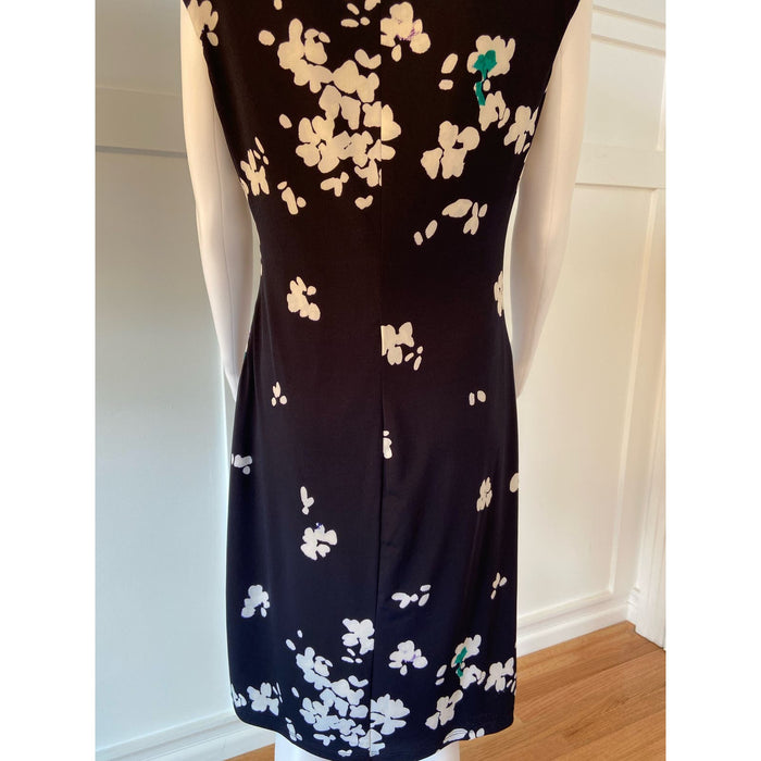 Ralph Lauren LAUREN RALPH LAUREN Floral Work Social Dress - Size 8 - Navy Blue Floral* WD33