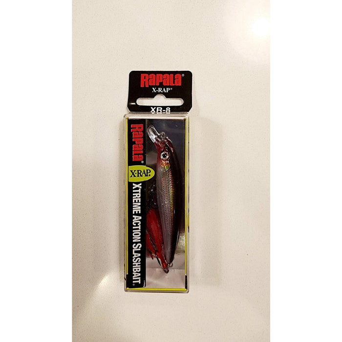 Rapala Rapala X Rap  8  3 1/8"   1/4oz  XR 8  3'-5' Swim Depth Silver