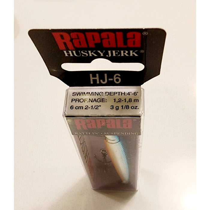 Raphaela by Brax RAPALA Husky Jerk HJ 6  Lure 4'-6' Swim Depth