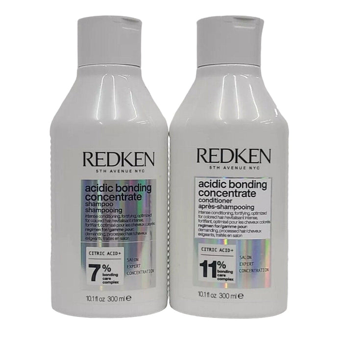 Redken Redken Acidic Bonding Concentrate Shampoo and Conditioner Duo Set, 10.1oz Each