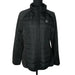 Reebok Medium / Black Reebok Black & Black Heather Fleece Women’s Puffer Jacket - Size Medium * wom106