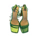 Reitoye Shoes Reitoye Women's Green Gladiator Platform Sandals Size 7 Party/Cocktail