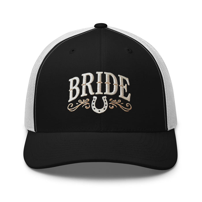 Embroidered Western-Inspired Bride Trucker Cap - Stylish and Comfortable Bridal Gift Great for any Bridal Occasion