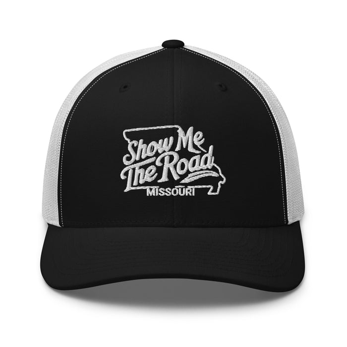 Show Me The Road Missouri Trucker Cap - Classic Mesh-Back Hat Missouri Hat Womens Hat Mens Hat Travel State Hat