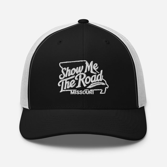 Show Me The Road Missouri Trucker Cap - Classic Mesh-Back Hat Missouri Hat Womens Hat Mens Hat Travel State Hat